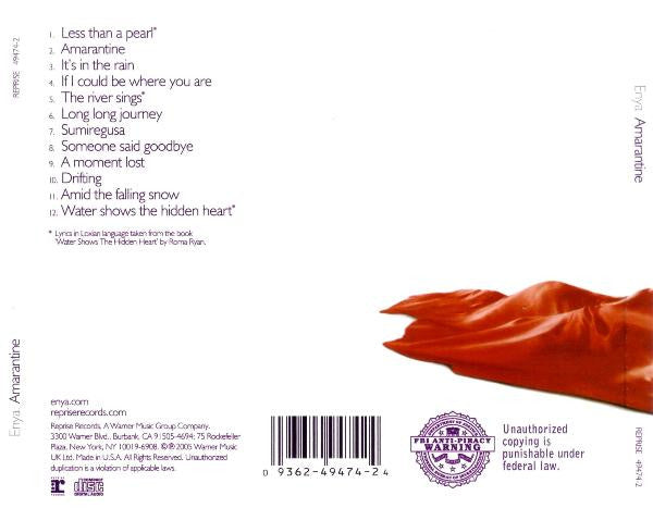 Enya : Amarantine (CD, Album)
