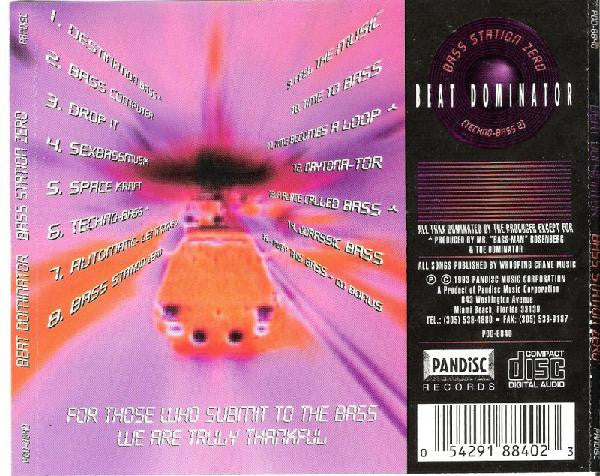 Beat Dominator : Bass Station Zero (Techno-Bass 2) (CD, Album)