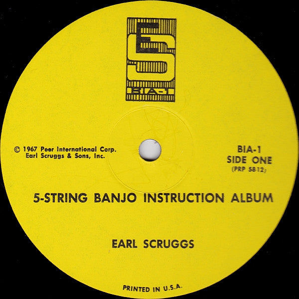 Earl Scruggs : 5-String Banjo Instruction Album (LP, Album)