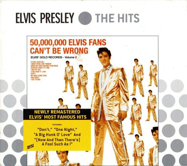 Elvis Presley : 50,000,000 Elvis Fans Can't Be Wrong (Elvis' Gold Records Vol. 2) (CD, Comp, RE, RM)