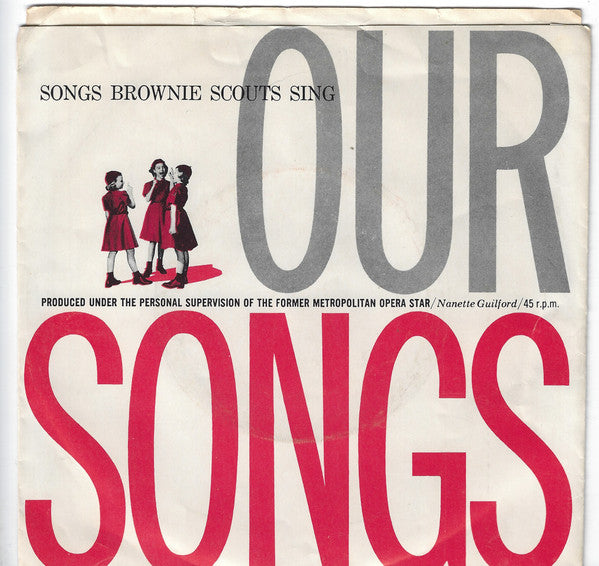 Rhys Morgan (3), Arnold Halop : Songs Brownie Scouts Sing (7", EP)