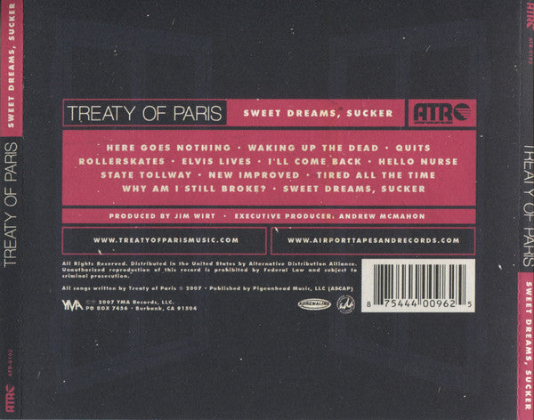 Treaty Of Paris : Sweet Dreams, Sucker (CD, Album)