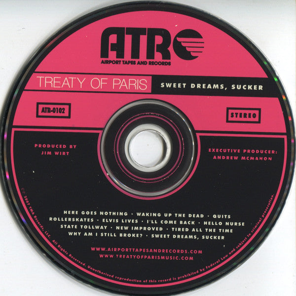 Treaty Of Paris : Sweet Dreams, Sucker (CD, Album)
