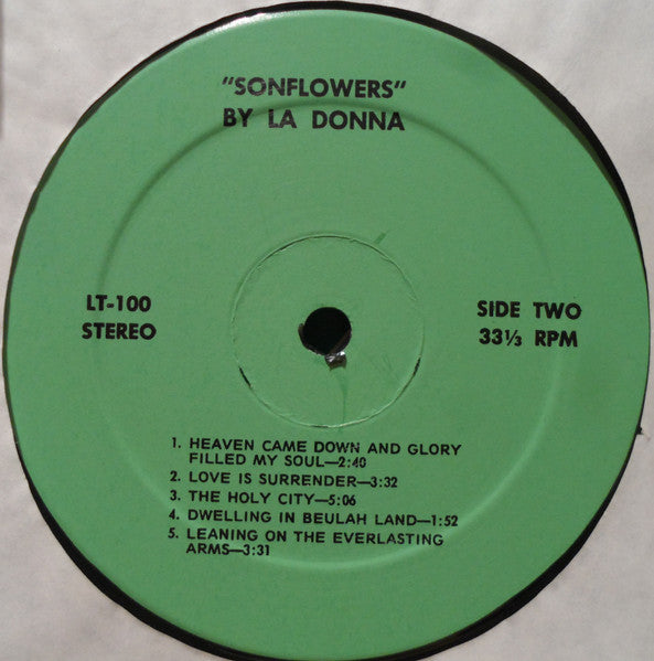 LaDonna Toth : Son Flowers By LaDonna (LP)