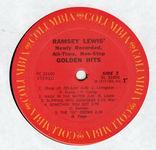 Ramsey Lewis : Golden Hits (LP, Album, RE)