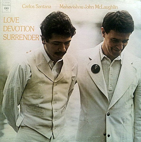 Carlos Santana & John McLaughlin : Love Devotion Surrender (LP, Album, Ter)