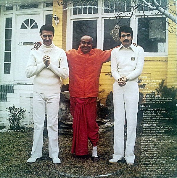 Carlos Santana & John McLaughlin : Love Devotion Surrender (LP, Album, Ter)