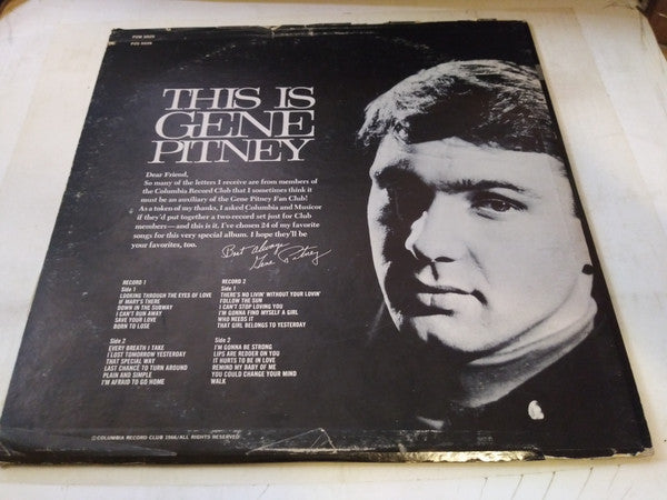 Gene Pitney : This Is Gene Pitney Singing The Platters' Golden Platters (LP, Mono)