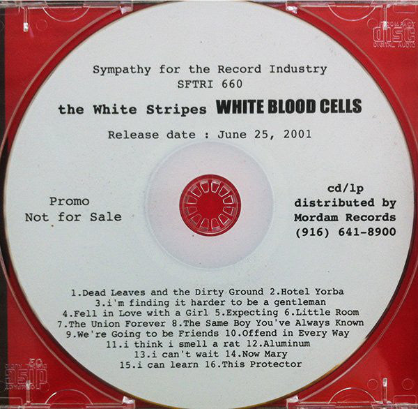 The White Stripes : White Blood Cells (CD, Album, Promo)