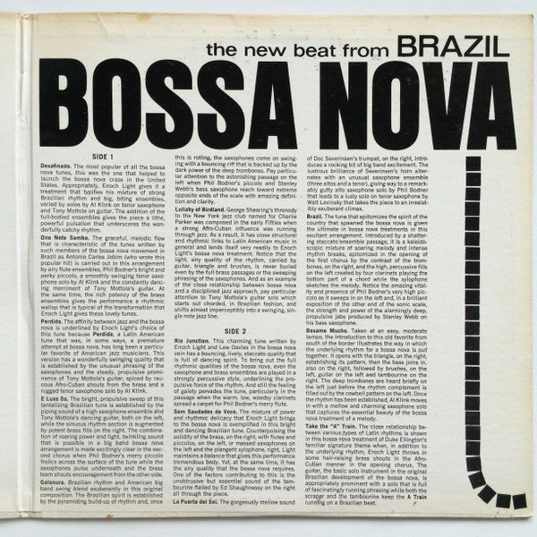 Enoch Light : Big Band Bossa Nova (LP, Album, RE, Gat)