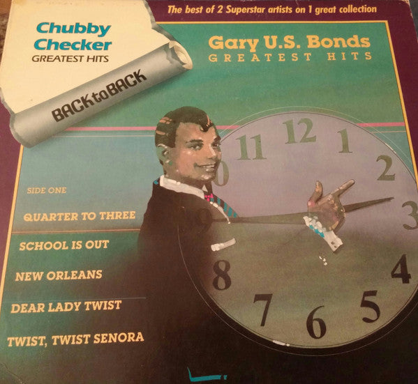 Chubby Checker, Gary U.S. Bonds : Back To Back (LP, Comp)