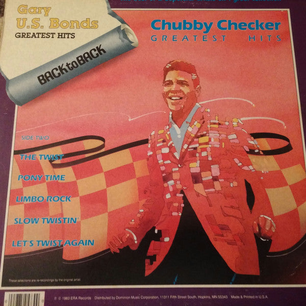 Chubby Checker, Gary U.S. Bonds : Back To Back (LP, Comp)