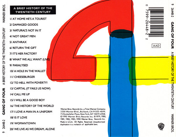 Gang Of Four : A Brief History Of The Twentieth Century (CD, Comp)