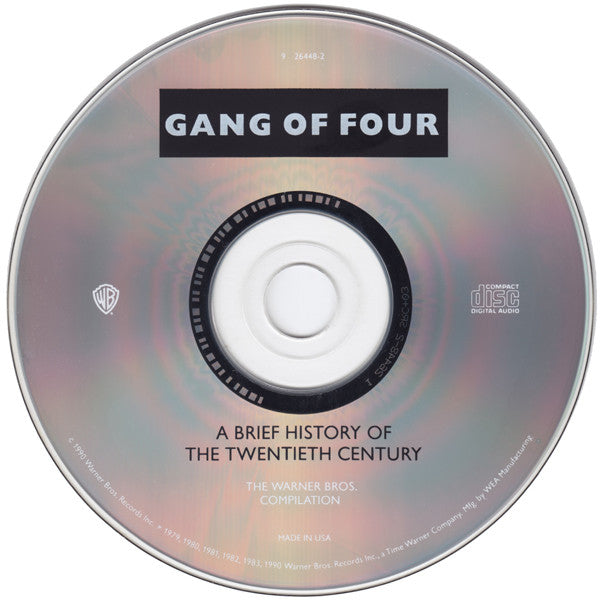 Gang Of Four : A Brief History Of The Twentieth Century (CD, Comp)