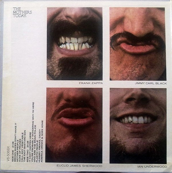 The Mothers : Mothermania (The Best Of The Mothers) (LP, Comp)