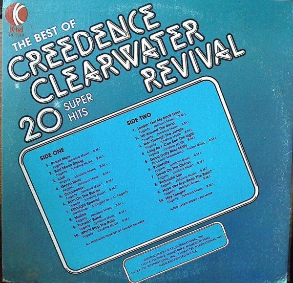 Creedence Clearwater Revival : The Best Of Creedence Clearwater Revival (20 Super Hits) (LP, Comp, 44 )