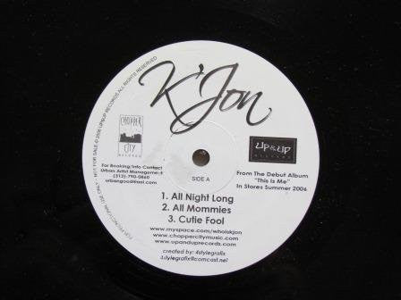 K'Jon : All Night Long / All Mommies / Cutie Fool (12", Promo)
