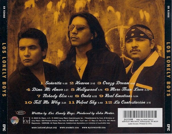Los Lonely Boys : Los Lonely Boys (CD, Album, Club, Enh)