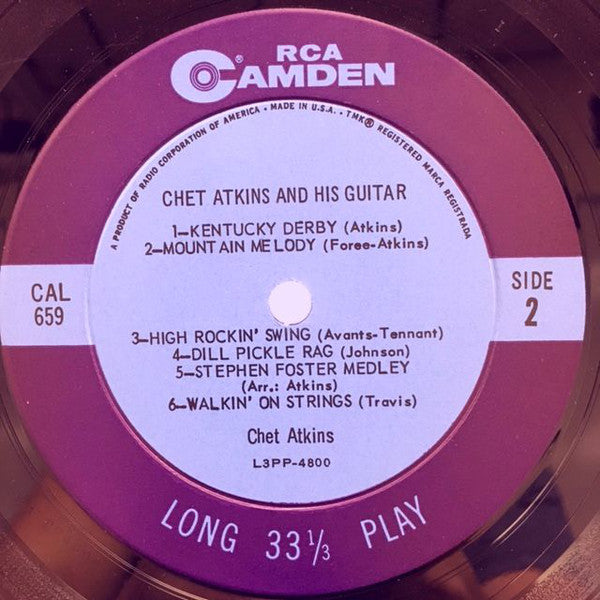 Chet Atkins : Chet Atkins And His Guitar (LP, Album, Mono, Ind)