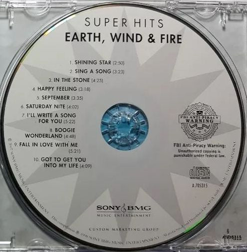 Earth, Wind & Fire : Super Hits (CD, Comp, RE)