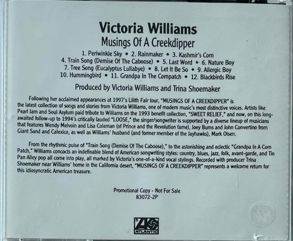 Victoria Williams : Musings Of A Creek Dipper (CD, Album, Promo)