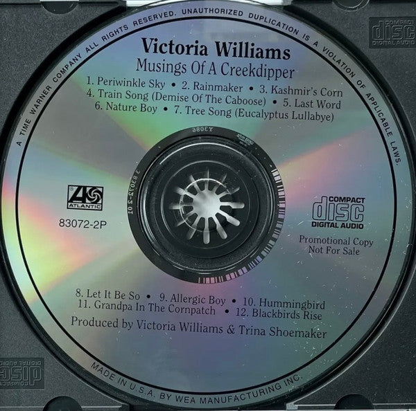 Victoria Williams : Musings Of A Creek Dipper (CD, Album, Promo)