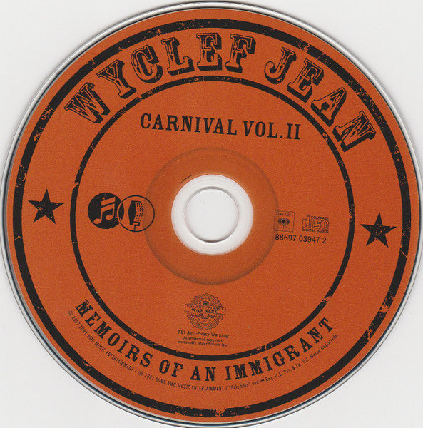 Wyclef Jean : Carnival Vol. II... Memoirs Of An Immigrant (2xCD, Album, Dlx)