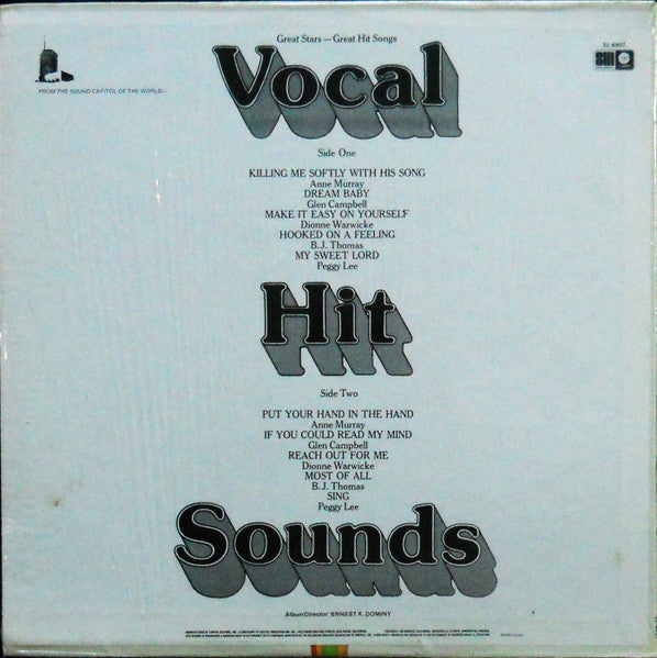 Various : Vocal Hit Sounds (LP, Comp)