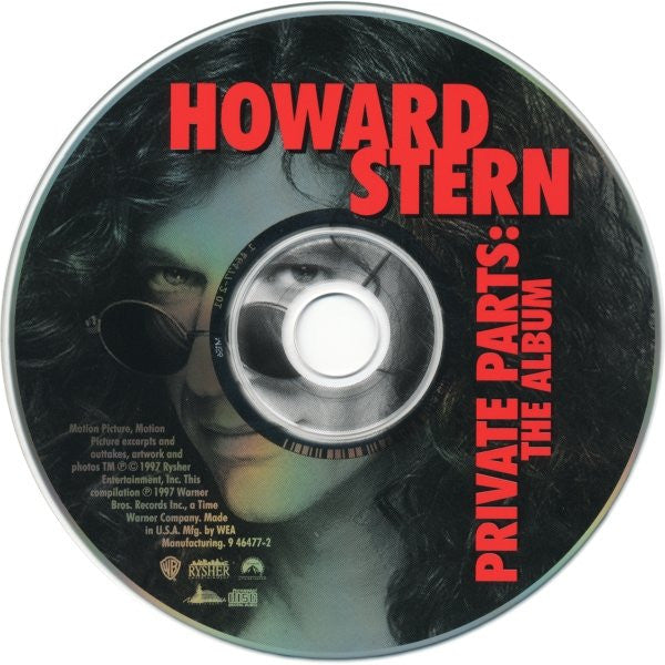 Various : Howard Stern - Private Parts: The Album (CD, Comp)