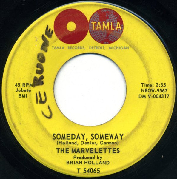 The Marvelettes : Beechwood 4-5789 / Someday, Someway (7", Single, Ind)