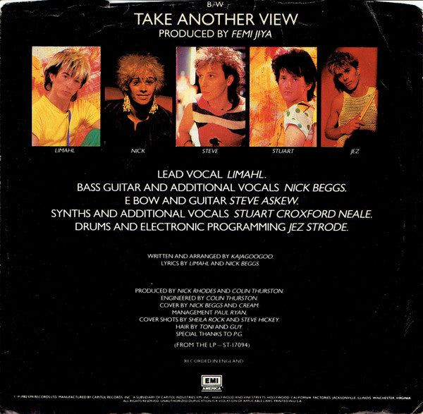 Kajagoogoo : Too Shy (7", Single, Jac)