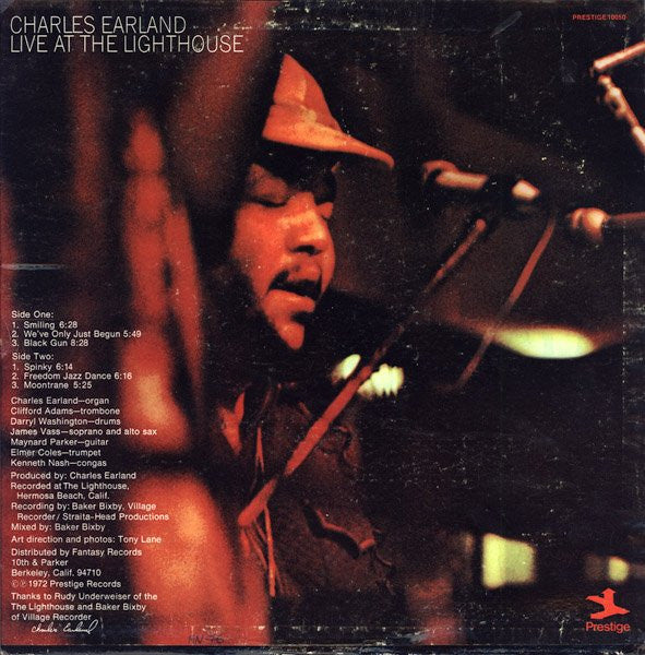 Charles Earland : Live At The Lighthouse (LP, Album)