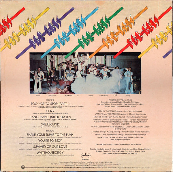 Bar-Kays : Too Hot To Stop (LP, Album)