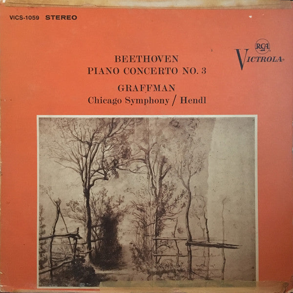 Ludwig Van Beethoven, Gary Graffman, Walter Hendl, Chicago Symphony Orchestra : Concerto No. 3 In C Minor, Op. 37 (LP, RE)