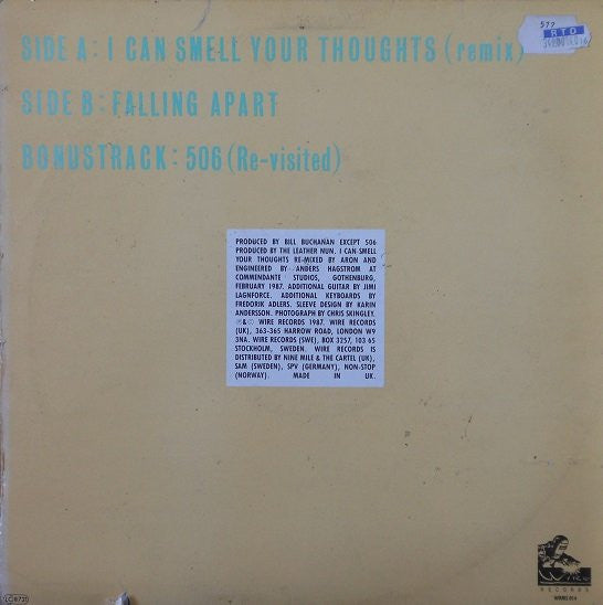 The Leather Nun : I Can Smell Your Thoughts (Remix) (12", Single, M/Print)