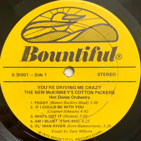 The New McKinney's Cotton Pickers : You're Driving Me Crazy (LP)