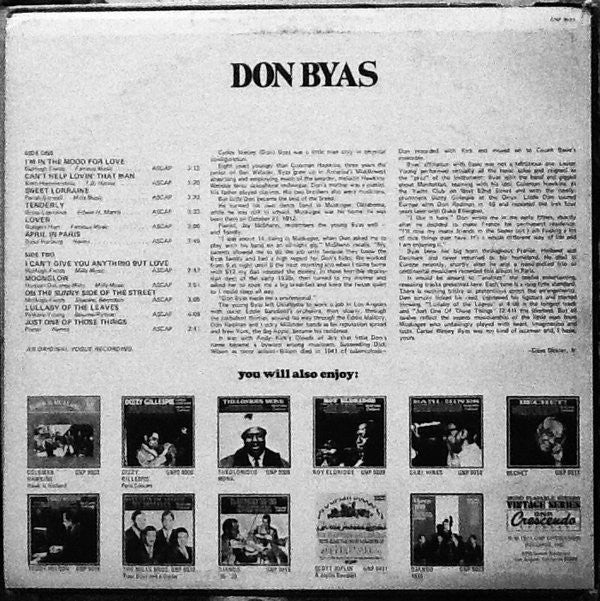 Don Byas : Don Byas (LP, Comp)