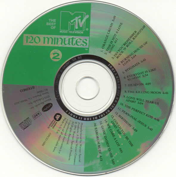 Various : Never Mind The Mainstream...The Best Of MTV's 120 Minutes Vol. 2 (CD, Comp, RM)