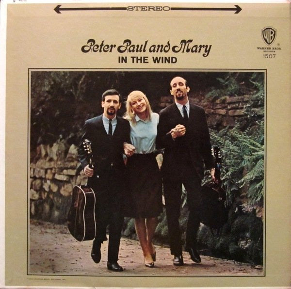 Peter, Paul & Mary : In The Wind (LP, Album, RP, Pit)