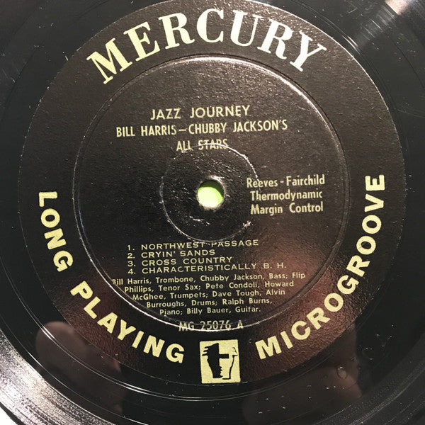 Chubby Jackson & Bill Harris All-Stars : Jazz Journey (10", Album)