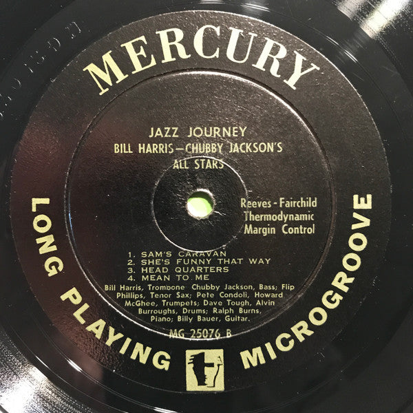 Chubby Jackson & Bill Harris All-Stars : Jazz Journey (10", Album)