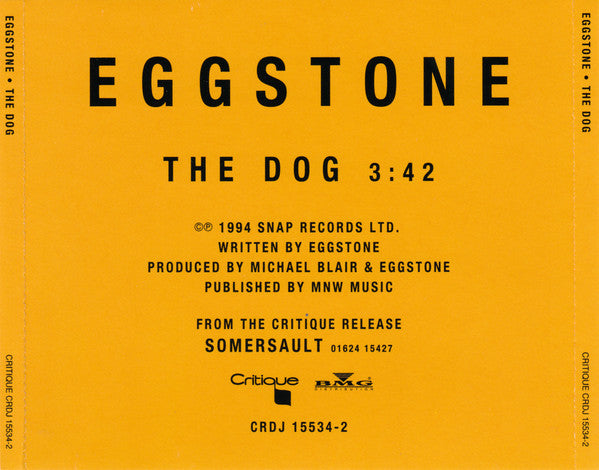 Eggstone : The Dog  (CD, Single, Promo)