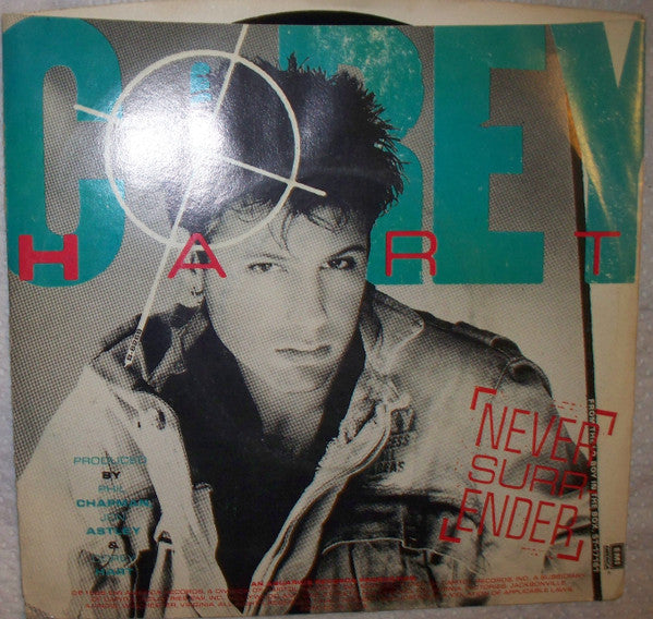 Corey Hart : Never Surrender (7", Single, Jac)