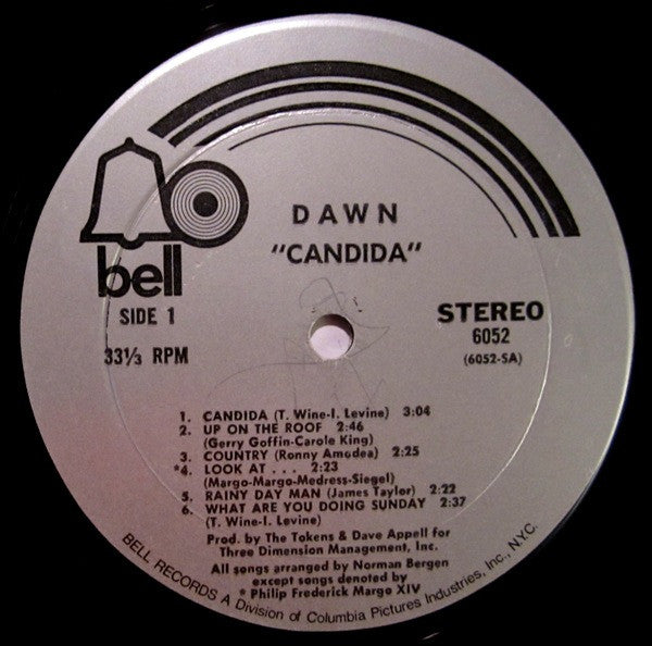 Dawn (5) : Candida (LP, Album, Mon)