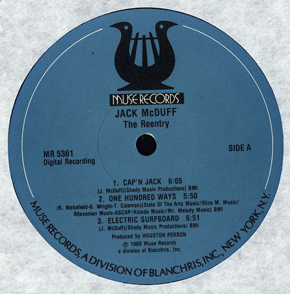 Brother Jack McDuff : The Reentry (LP, Album)