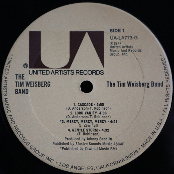 The Tim Weisberg Band : The Tim Weisberg Band (LP, Album)