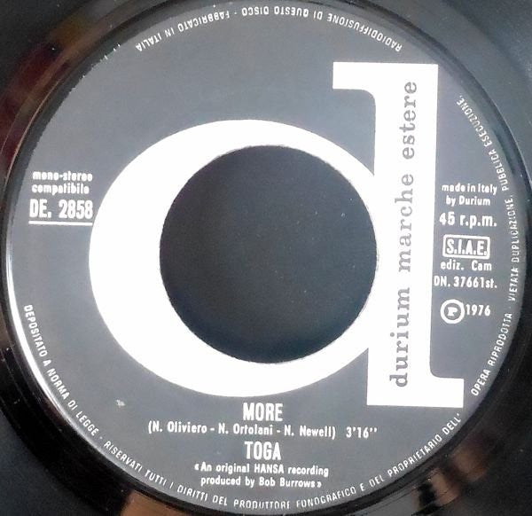 Toga : More (7")