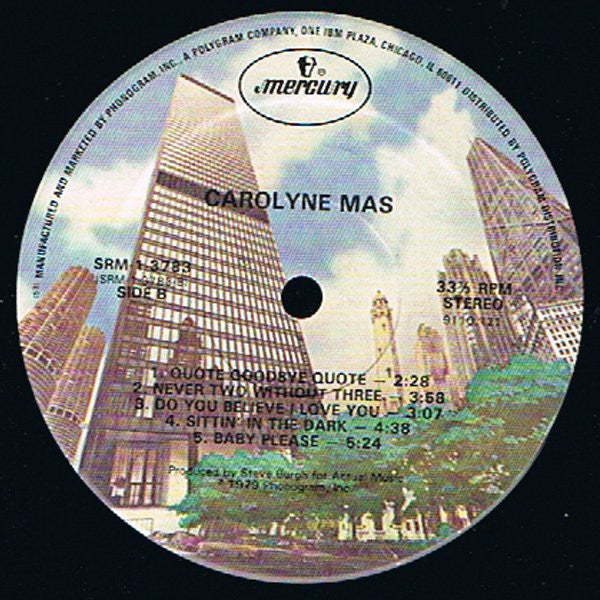 Carolyne Mas : Carolyne Mas (LP, Album, Emb)