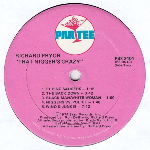Richard Pryor : That Nigger's Crazy (LP, Album, Son)