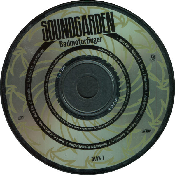 Soundgarden : Badmotorfinger / SOMMS (CD, Album, Ltd + CD, EP, Promo)